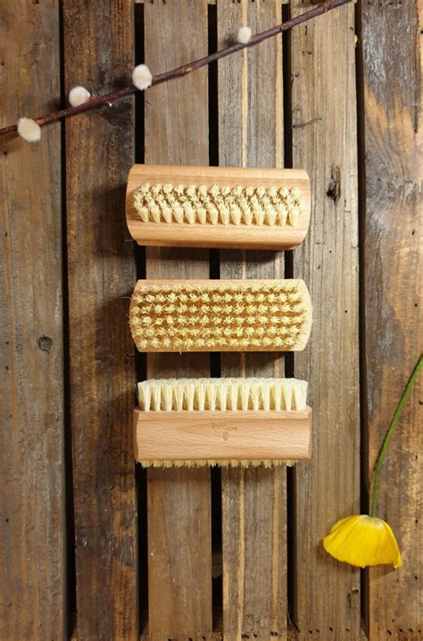 Double sided Wooden Nail Brush