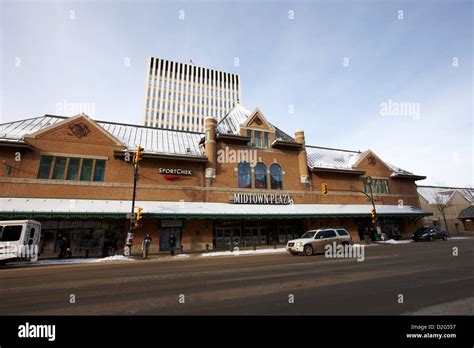 midtown plaza shopping mall downtown Saskatoon Saskatchewan Canada Stock Photo - Alamy