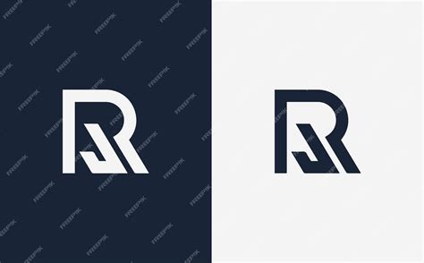 Premium Vector | Rj elegant creative and modern vector logo design in ...