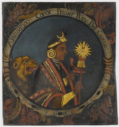 Brooklyn Museum: American Art: Manco Capac, First Inca, 1 of 14 Portraits of Inca Kings