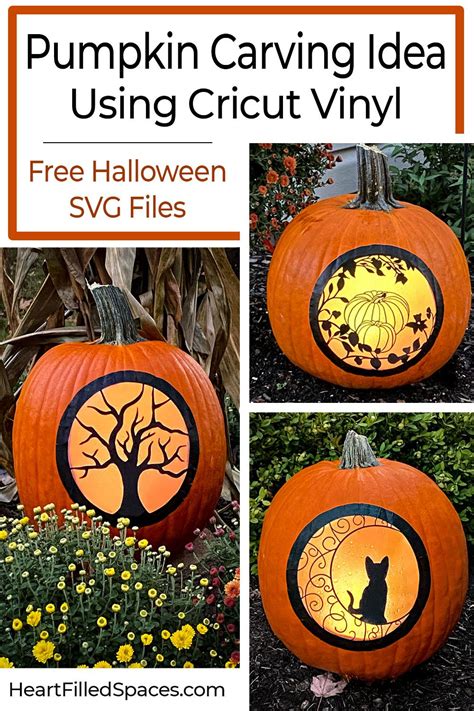 Easy Pumpkin Carving Idea & Free Halloween SVG