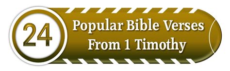 24 Most Popular Bible Verses From 1 Timothy | 1 Timothy Quotes