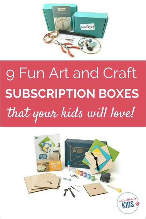 9 Fun Art and Craft Subscription Boxes for Kids