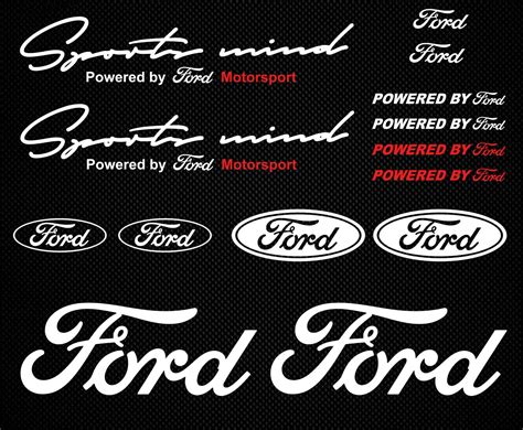 Ford sticker ford decal vinyl decal sticker set sticker | Etsy