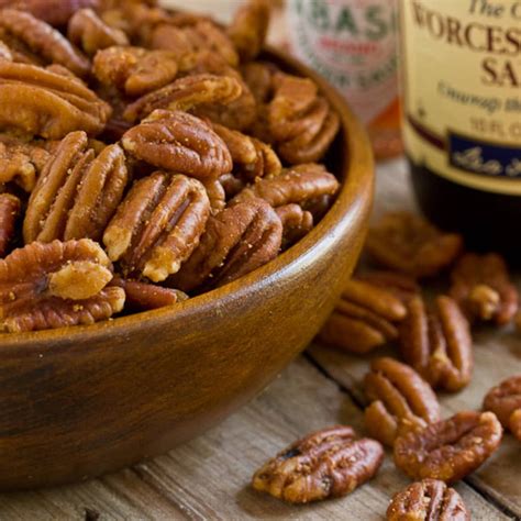 Recipe: Savory Spiced Pecans | Recipe | Pecan recipes, Spiced pecans ...