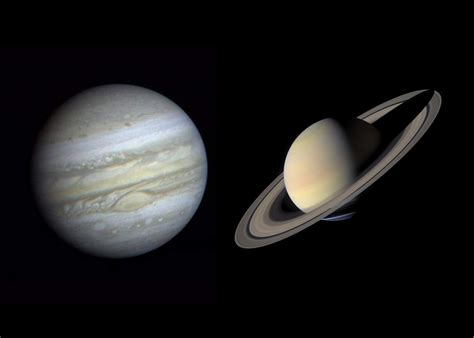 Jupiter and Saturn