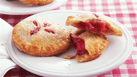 Strawberry Rhubarb Mini Hand Pies recipe from Pillsbury.com