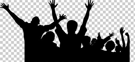 Crowd Cheering PNG, Clipart, Animals, Applause, Audience, Black, Black ...