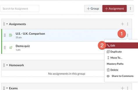 Canvas How-To: Assignments | California State University Stanislaus