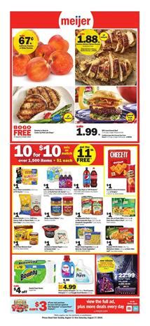 Meijer Digital Coupons Weekly Ad Aug 11 - 17, 2019 - WeeklyAds2