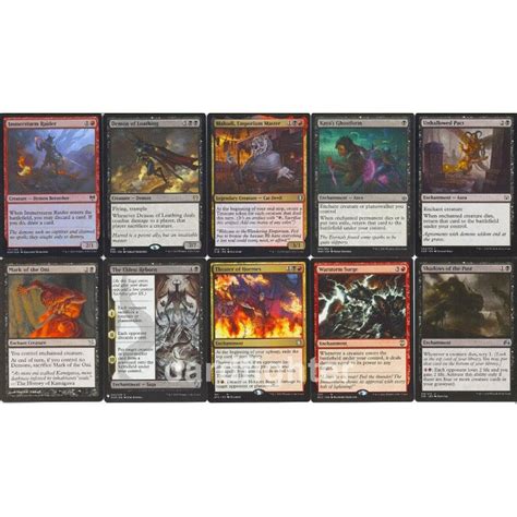 Demon Tribal Commander EDH Deck Rakdos, the Showstopper MTG Sacrifice ...