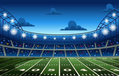 Background of American Football Stadium 4119084 Vector Art at Vecteezy