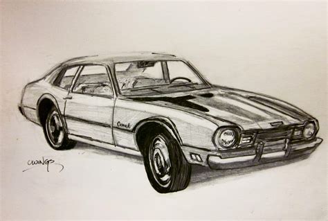 Owings Art Studio: Classic Car Drawings