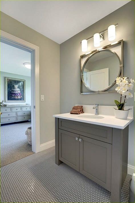 36 Best Grey Paint Colors for Bathroom Design | Grey bathroom cabinets, Painting bathroom ...