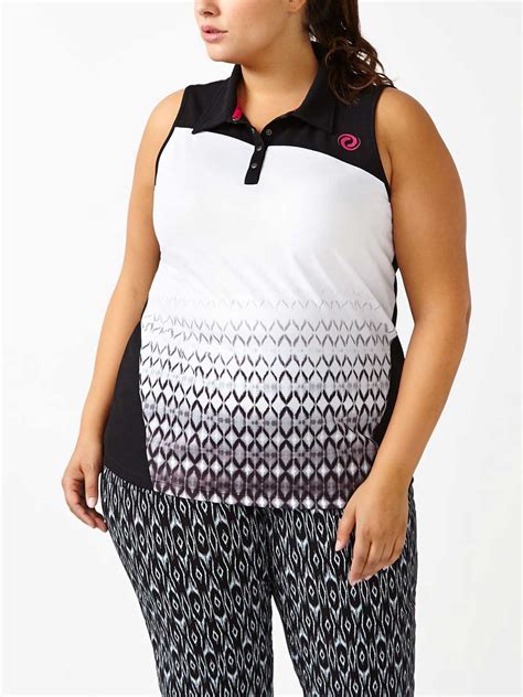 Sports - Plus-Size Sleeveless Golf Top | Penningtons