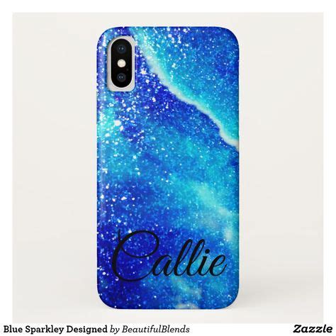 Blue Sparkley Designed Case-Mate iPhone Case | Zazzle.com | Iphone ...