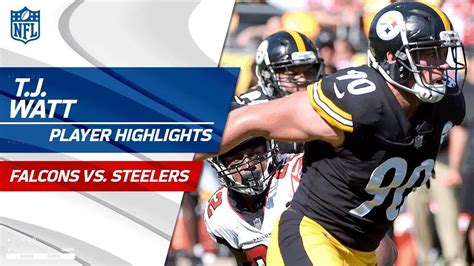 T.J. Watt's Best Plays Against Atlanta | Falcons vs. Steelers ...