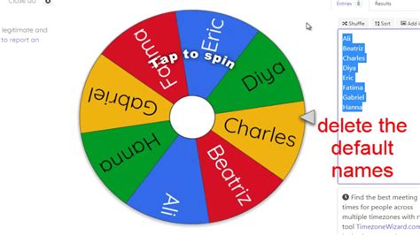 Wheel of Names | Online Random Name Selection - YouTube