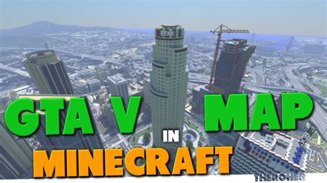 GTA V MAP in MINECRAFT - YouTube