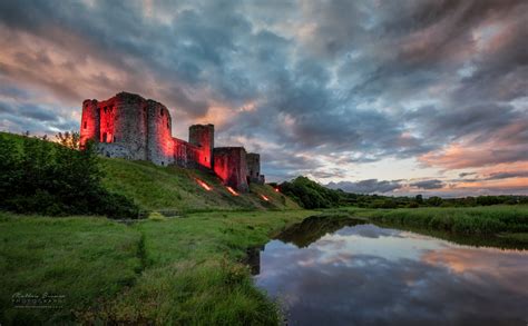 Kidwelly Castle At Dusk - Mathew Browne