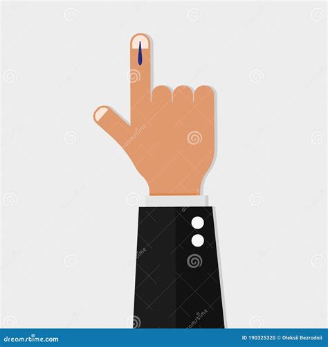 Vote Sign in India. Voting Hand Marked with an Index Finger National Democratic Elections. Stock ...