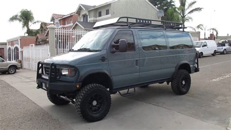 1996 FORD E350 VAN 4X4 7.3 DIESEL "ANVIL COLOR" 12 PASSENGER. - YouTube