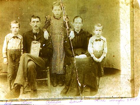 ABT UNK: Friday's Faces from the Past: Levi Shelton Family, ABT 1898