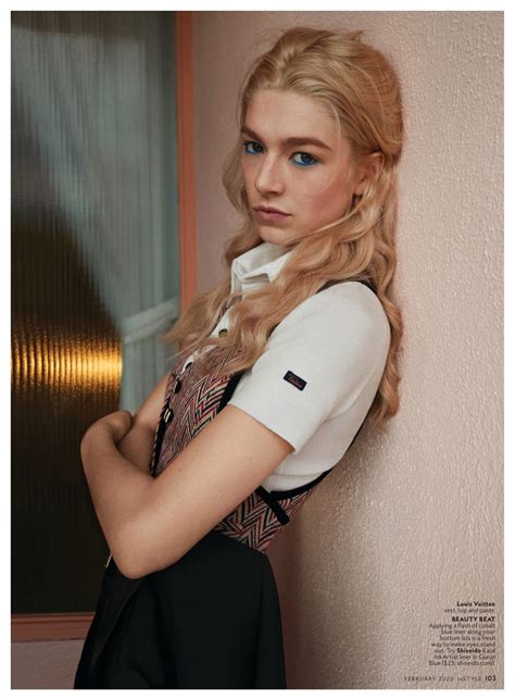 HUNTER SCHAFER in Instyle Magazine, February 2020 – HawtCelebs