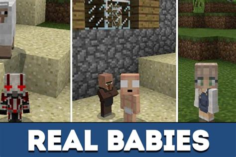 Download Minecraft PE Baby Mod: Become or Get One