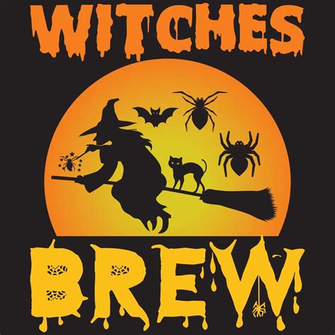 witches brew design 14836967 Vector Art at Vecteezy