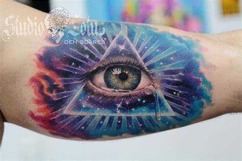 God's eye tattoo. Done at Studio Lotus, Campinas-SP, BRAZIL. Deborah (Deh) Soares. More ...