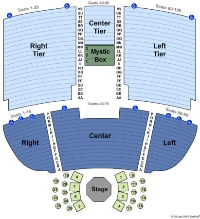 Mystic Lake Casino Amphitheater Seating Chart - autotree