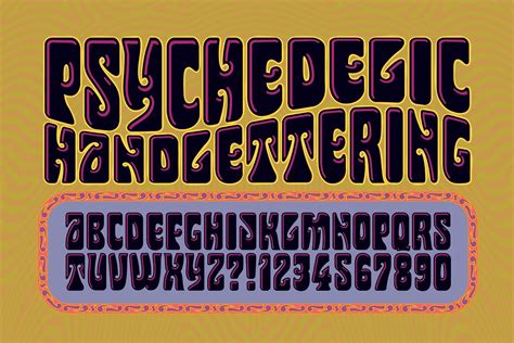 Summer of Love Psychedelic Font | Stunning Display Fonts ~ Creative Market