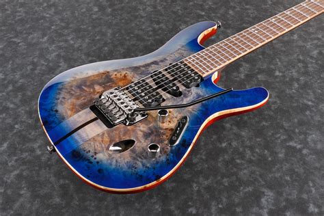 Ibanez S Premium S1070PBZ CLB Cerulean Blue Burst Electric Guitar w/Ca