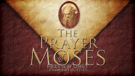 The Prayer of Moses - Title Graphics | Igniter Media