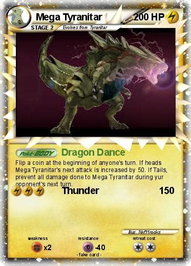 Pokémon Mega Tyranitar 2 2 - Dragon Dance - My Pokemon Card