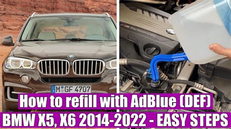 How to refill (top up) AdBlue (DEF) on BMW X1, X3, X4, X5, X6