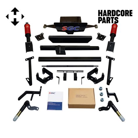 6” Heavy Duty All-Terrain Suspension Lift Kit for EZGO TXT/PDS Golf ...