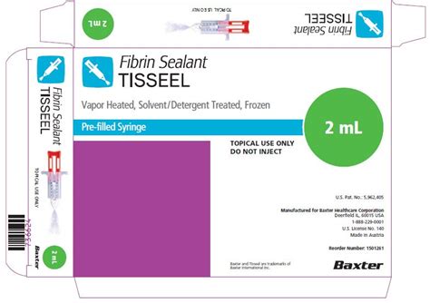 Tisseel Fibrin Sealant: Package Insert - Drugs.com