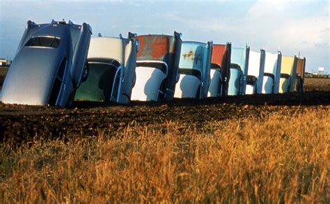 Cadillac Ranch – Amarillo Texas – Blue Oval Trucks