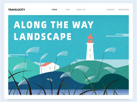 Landscape banner by Summer for Top Pick Studio on Dribbble