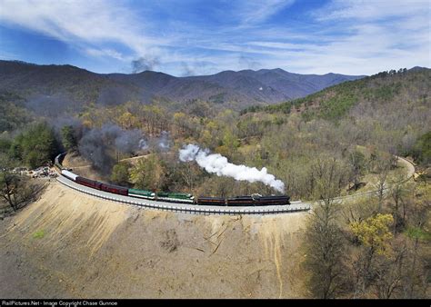 NW 611 Norfolk & Western Steam 4-8-4 at Old Fort, North Carolina by Chase Gunnoe | Old fort ...