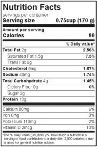 Two Good Yogurt Nutrition Facts