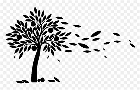 Apple Tree Clip Art Black And White - Infoupdate.org