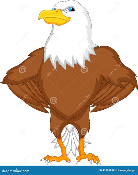 Eagle Cartoon Stock Vector - Image: 43408930