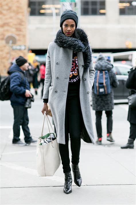 Catch Up on the Best Model Street Style Moments at MFW Winter Maternity ...