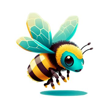Cute Bee, Bee With Wings, Bee Cartoon, Cartoon Bee PNG Transparent ...
