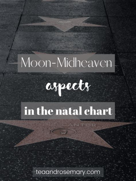 Moon-Midheaven Aspects In The Natal Chart