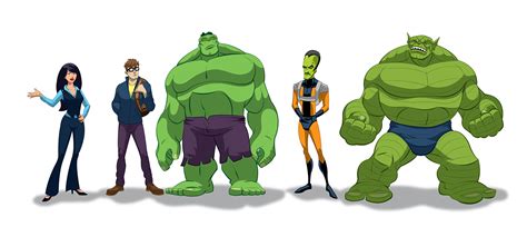 Hulk animated series on Behance