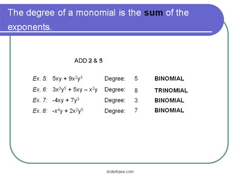 Classifying Polynomials - Presentation Mathematics